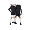 Logo Embroidered Color Block Half Zip Soccer Sweatshirt Kids Sweatshirt Black DX5470-010