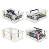 Clear Acrylic Protective Case For PI 4A Components Enhances Cooling And Visibility Durability