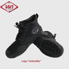Women's Jihua 99 High-Top Canvas Safety Work Shoes for Autumn, Rubber Sole.