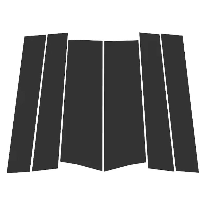 For Honda CR-V CRV 2007-2011 B/C Pillar Stickers - PC Window Decorative Trim for Middle Pillar,Car Exterior Accessories 2008