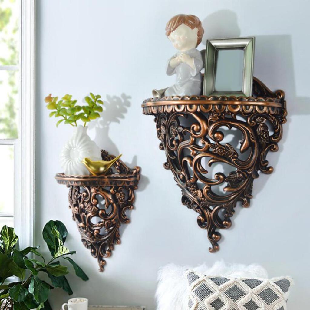 Shelves in European Style, Decorative Antique Bracket, Sculpture, Shelf, Display Shelves, Organizer