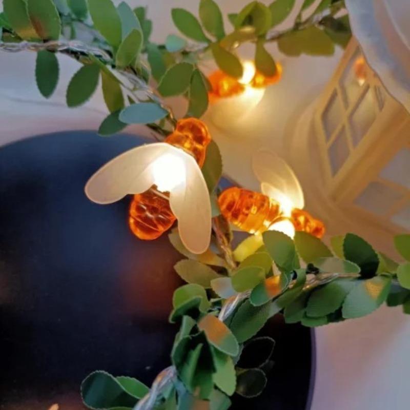 1.5M 10LEDS Rose Flower String Lights Battery Powered Flower Rose Night Lamp for Christmas Wedding Valentines Day Party Garland Decoration