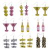 Chinese Style Dangle Earrings Happy New Year Pendant Ear Adorments Sparkling Ear Jewelry Ornament for Students Girls