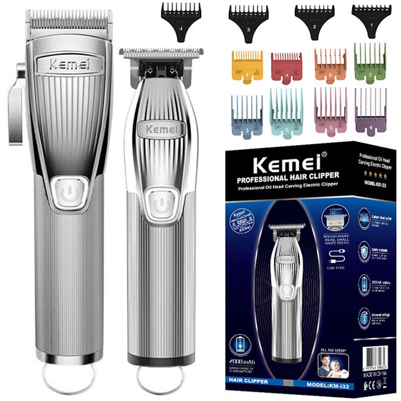 

i32 & K32 профессиональная проводная беспроводная машинка для стрижки волос, перезаряжаемая мужская машинка для стрижки волос, электрическая машина для бороды, парикмахерская