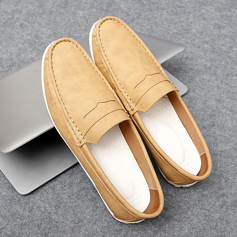 Plus Size Freizeitschuhe Herren Loafer Bequeme Herren Fahrschuhe Mokassins Herren Flats Schuhe