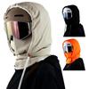 Ski Hood Fleece Breathable Windproof Waterproof Warm Headwear Winter Hood Hat For Cycling Dust Outdoor Work Hiking Skiing Snow