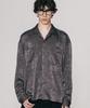 VASTIC Texture Open Collar Shirt_Charcoal