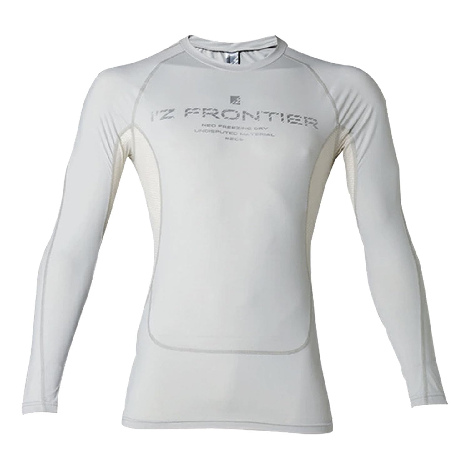 

дезодорирующая компрессионная футболка с круглым вырезом 209 1 серебристо-серая [Eyes Frontier] Прохладная, теплоотражающая, футболка, L,