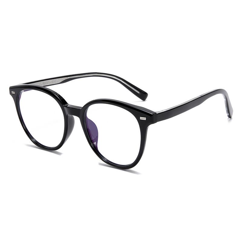 

Blue Light Blocking Leopard Frame Round Nearsighted Glasses Unisex TR90 Oversized Myopia Glasses Prescription 0 -0.5 -0.75 To -6 0