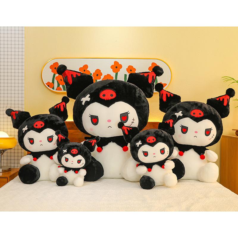 25cm Cute Dark Devil Plush Doll Large Cartoon Stuffed Animal Pillow Room Decoration Gift For Girls