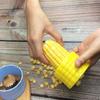 Manual Corn Threshing Artifact Cutter Stainless Steel Household Kitchen Tools Portable Corn Thresher
