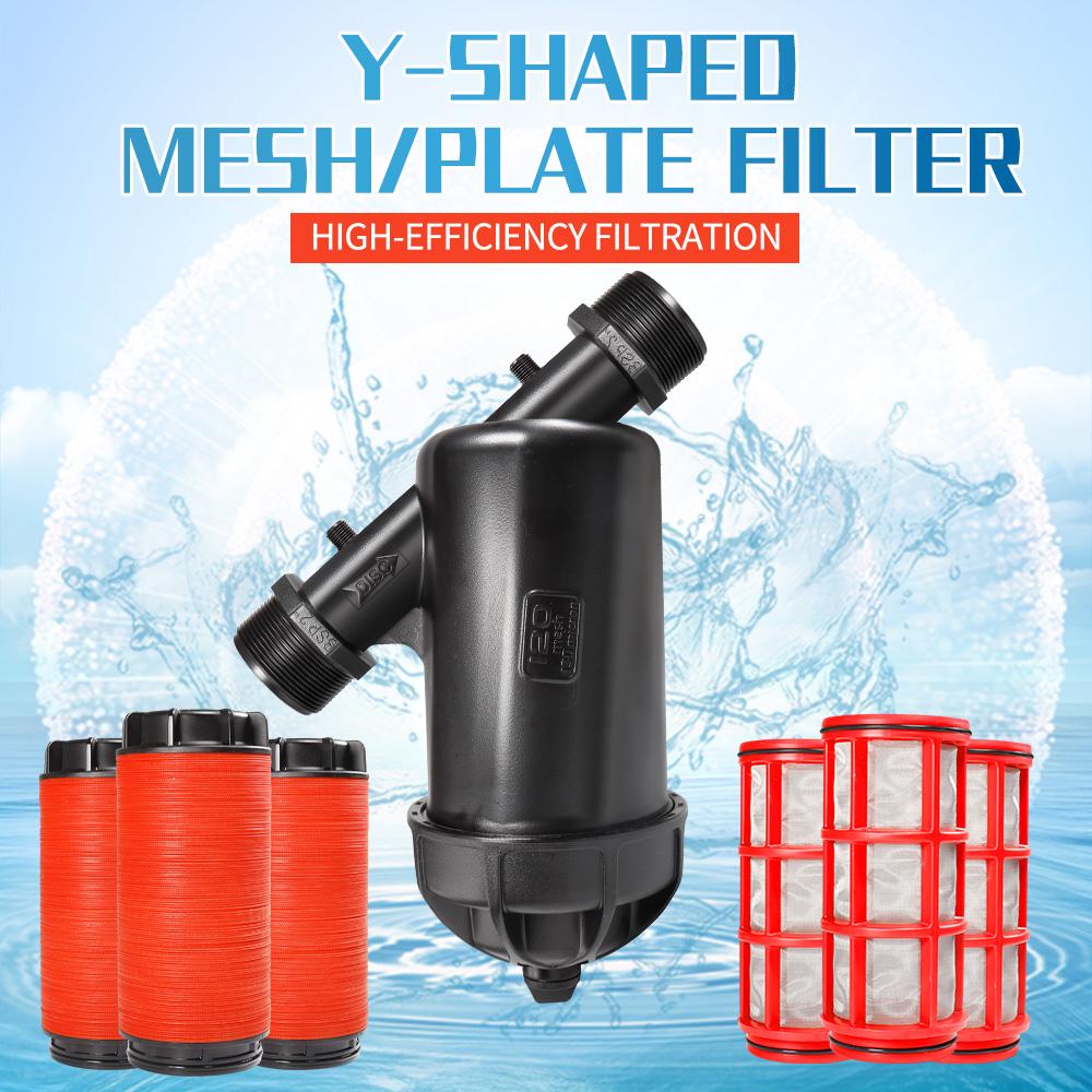 Garden Watering Net Filter Screen Sprayer 3/4' 1' 1.5' 2' Inch Drip Irrigation Tools Fitting Pipe Connector for Gardeni