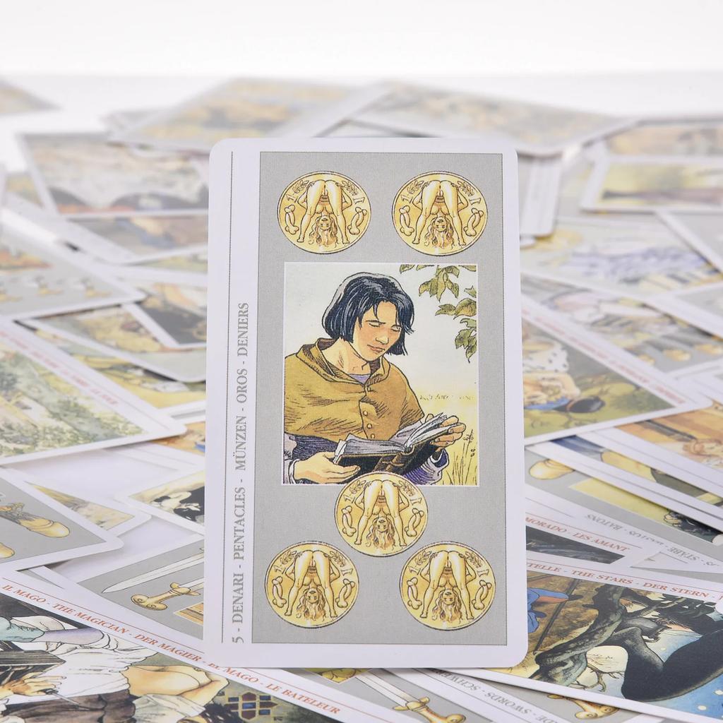 Decameron Tarot Cards A 78 English Version Oracle Card Divination Edition Deck Borad Playing Games