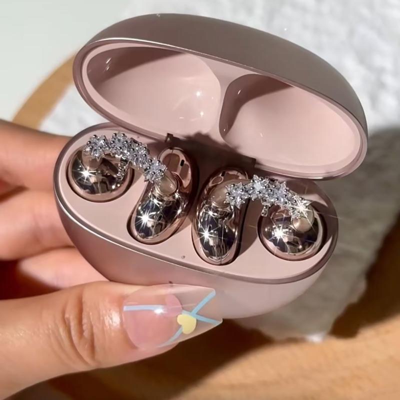 1Pair Butterfly Decor For Clip On Earbuds Open Ear Accessories Removeable Diy Earphone Decoration