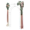 7.87ft Wedding Arch Ceremony Square Metal Balloon Stand Garden Arbor Frame for Birthday Party Background Decorations