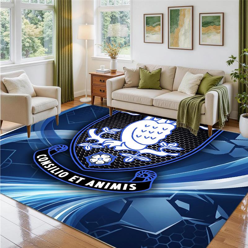 Sheffield Wednesday Football Design Crystal Velvet Rug Soft Decorative Mat for Bedroom Entrance