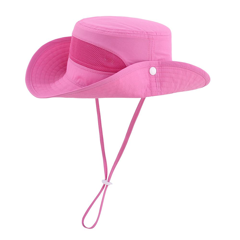 Breathable Children Fisherman Hat Mesh Sun Protection Hat  for Outdoor Activities