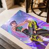 Galactic Fashion Heroes Area Rug Design for Living Rooms Dining Room Foyer Decorate Room Antislip Carpet Anime Office Decor Gift for Festivals