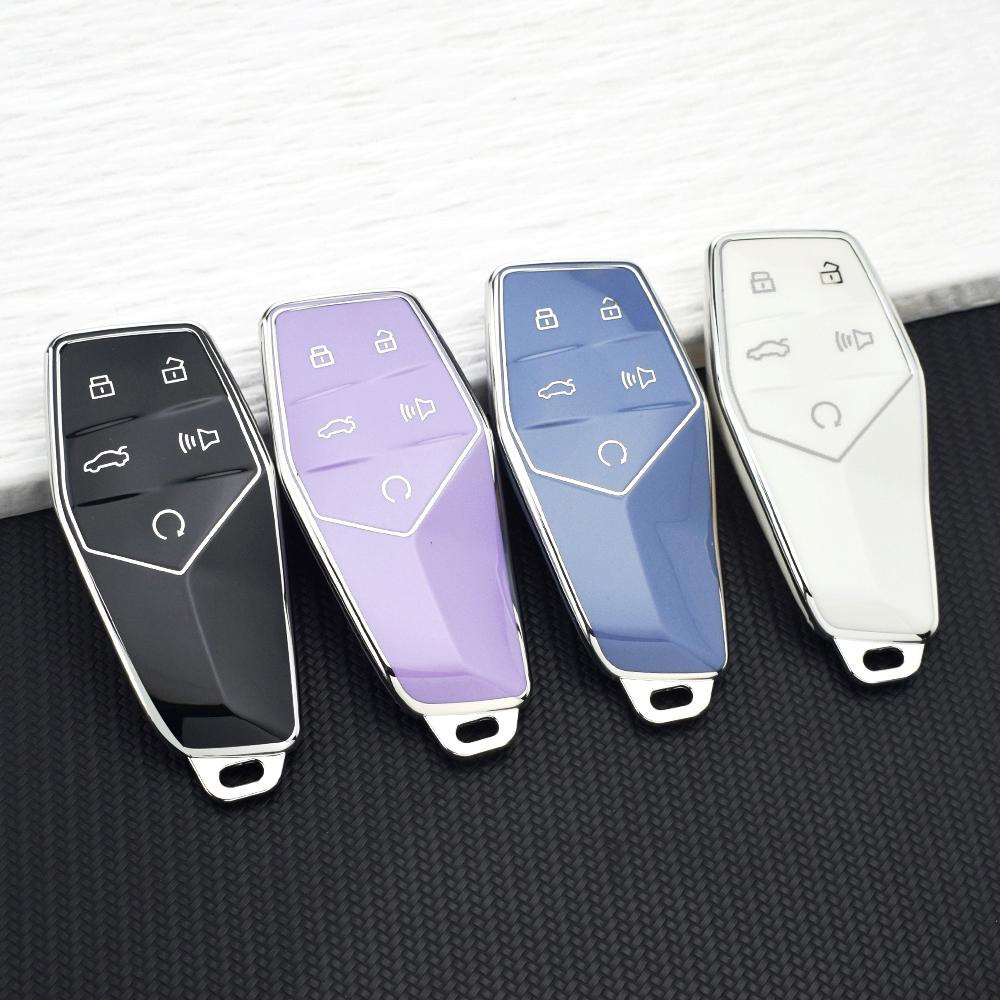 Premium Soft TPU Remote Key Fob Protective Shell for MG One 2022-2026 Anti-scratch Car Key Case Holder KeyChain Auto Accessories