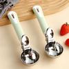 304 Stainless Steel Ice Cream Scoop Digger Non-Stick Watermelon Fruit Ball Yogurt Spoon Multifunctional Tool For Kitchen Bar