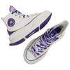 Converse Run Star Legacy CX Comfortable Versatile High-Top Canvas Shoes Women Sneakers White Purple A13350C