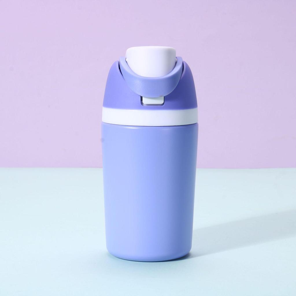 12oz Insulated Macaron Kids' Sports Water Bottle – Portable, Double-Walled, Handheld Mini Design