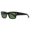 Salvatore Ferragamo Ferragamo Men S Rectangular Rivet SunglaSSeS Sf2011S 001 Black 53mm 001