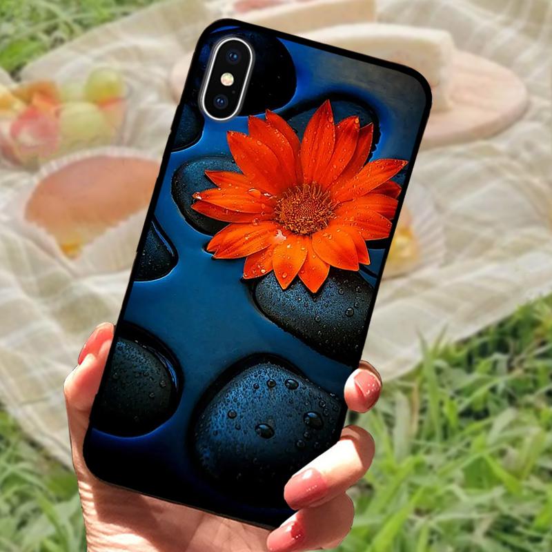 For Apple iPhone XS Soft Case X XR TPU Silicone Phone Back Cover For iPhone XS Max Fashion Printed Covers Case Protective Fundas