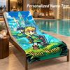 Zelda Custom Name Beach Towel Large Soft Towel for Indoor Bathroom Outdoor Beach