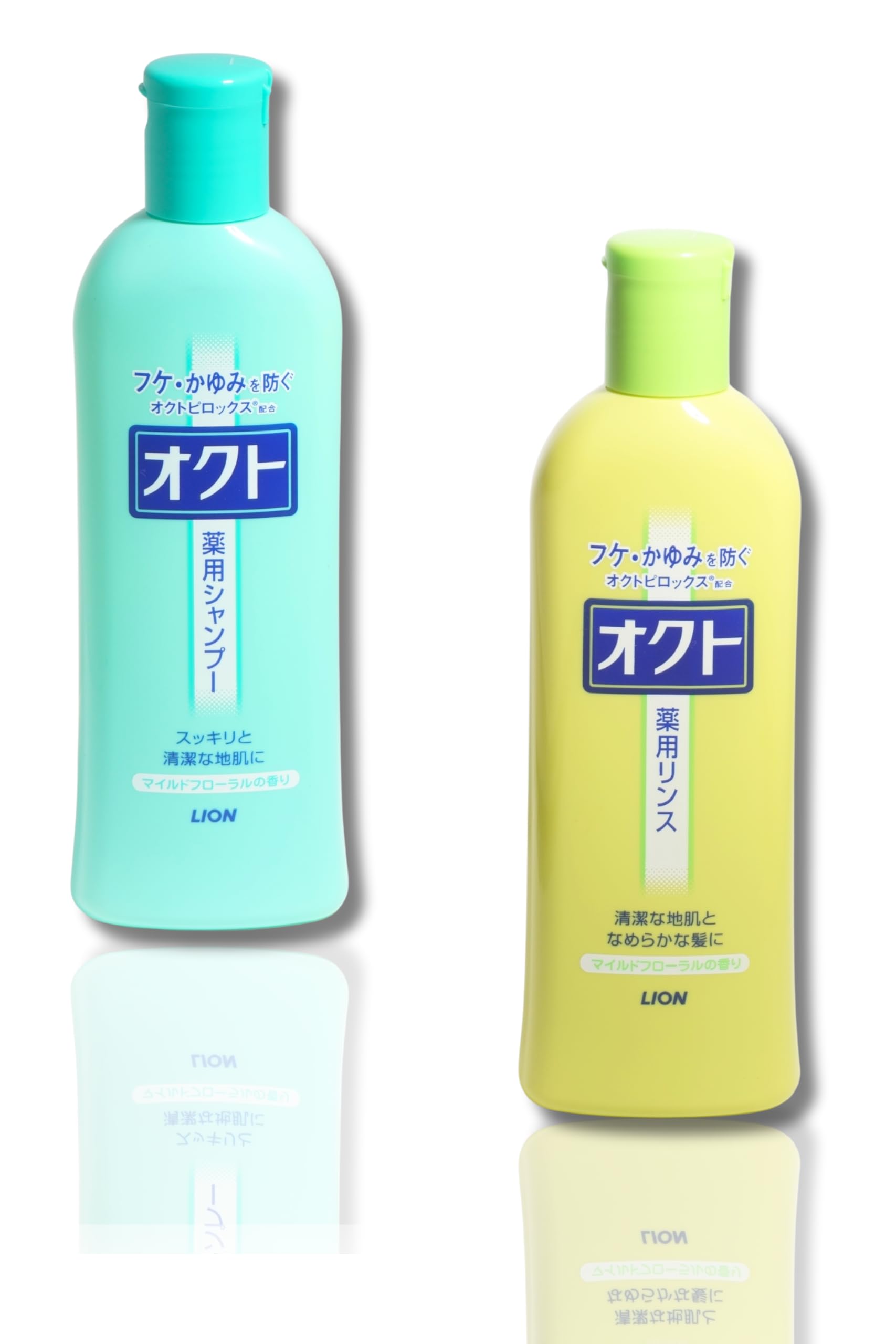 

Octo Medicated Shampoo + Conditioner Set 320ml Prevents dandruff and itching, and has a strong deodorant effect [1 bottle each]