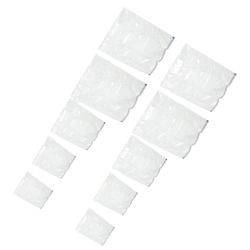 11PCS Set Space Saver Storage Bag Good Sealing Dust Proof Compression Airtight Sealer Bag with