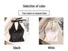 Stunning Slim-Fit French Beadwork Halter Tank Top with Beautiful Off-Shoulder Back Design for Women