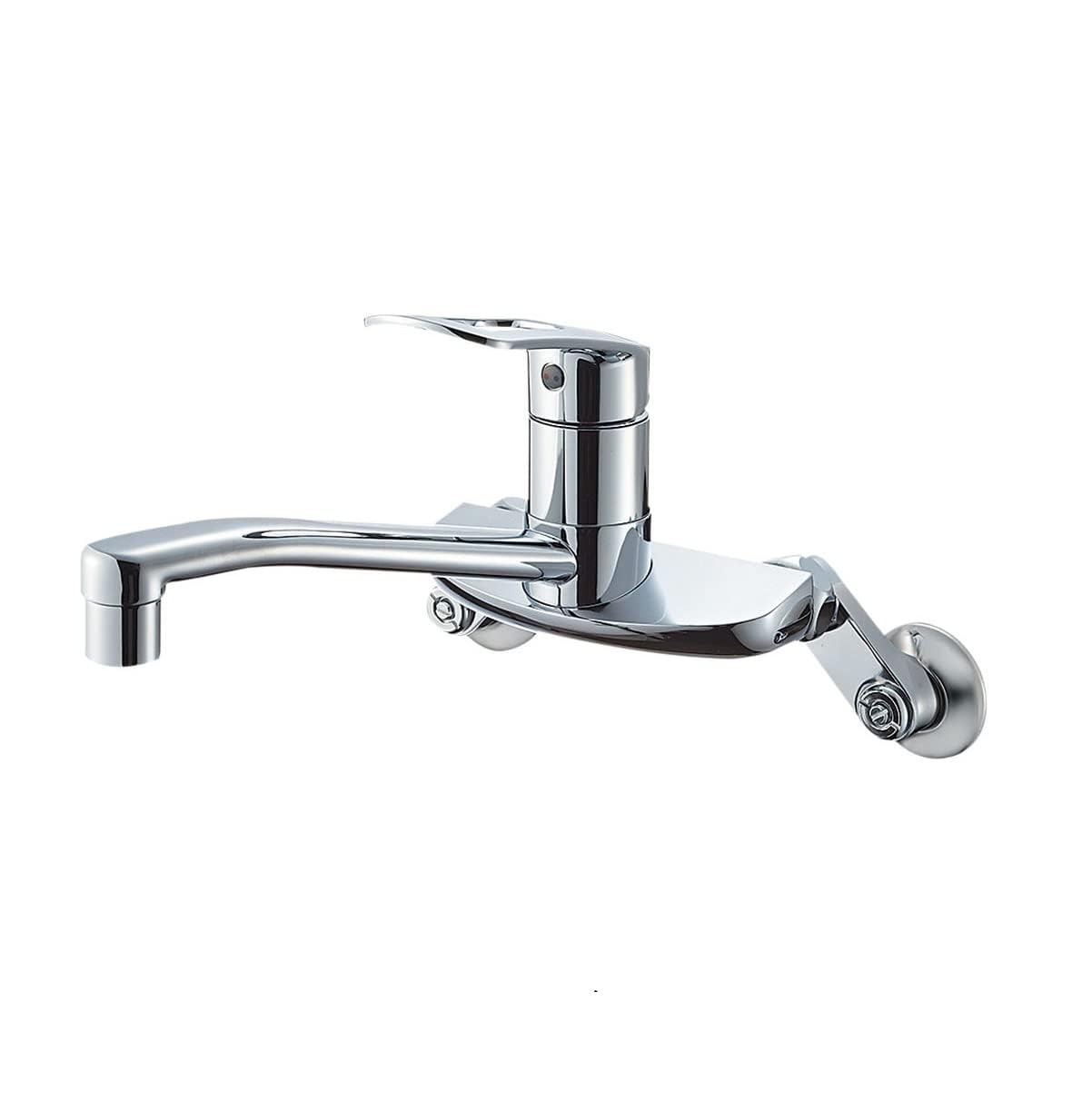 SANEI Kitchen Single Lever Mixer Water Saving Tap, Upward-Facing Pipe, Eco-Friendly, K2710E-13