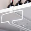Kitchen Organizer Cabinet Storage Shelf Cup Hanger Hanging Rack Stemware Holder Wine Glass Rack