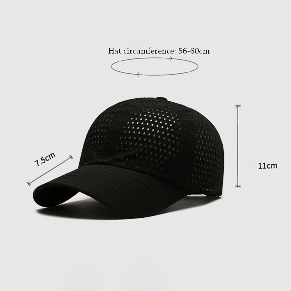 Mesh Sun Hat Quick Dry Peaked Cap Casual Baseball Cap