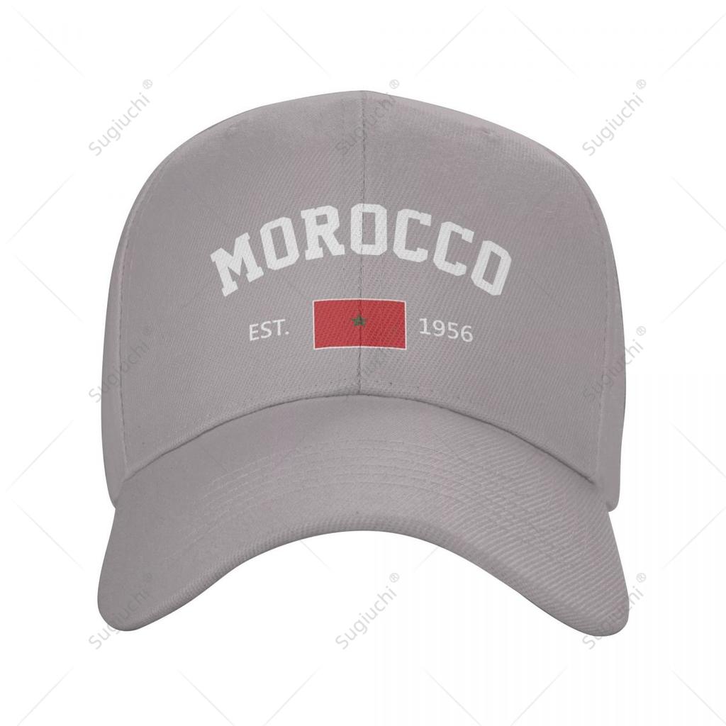 Unisex Baseball Cap Morocco EST Independence Day Wild Sun Shade Peaked Adjustable Outdoor Caps for Unisex Women