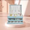 Portable Jewelry Box European Princess Travel Korean Hand Jewelry Jewelry Bag Earrings Ring Small Storage Box