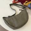 Solid Color Nyl Women's Travel Crossbody Bag Simple Female Hobos Shoulder Bags Casual Outdoor Phe Pouch Handbags Girls Purse