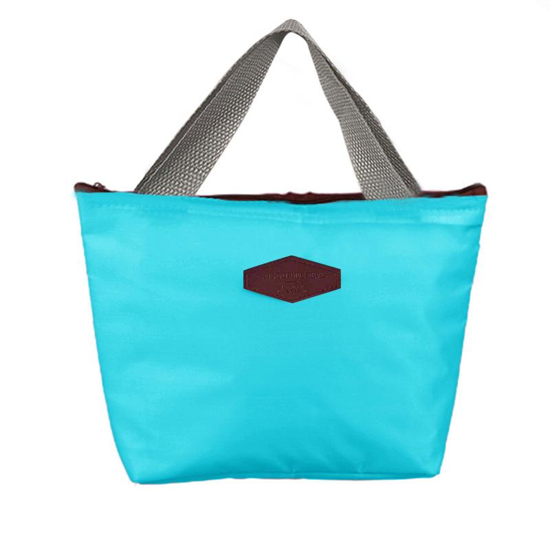 Candy-colored Waterproof Lunch Box Camping Picnic Bag Portable Insulated Refrigerated Bag Cold Food Cooler Thermal Bag Handbag