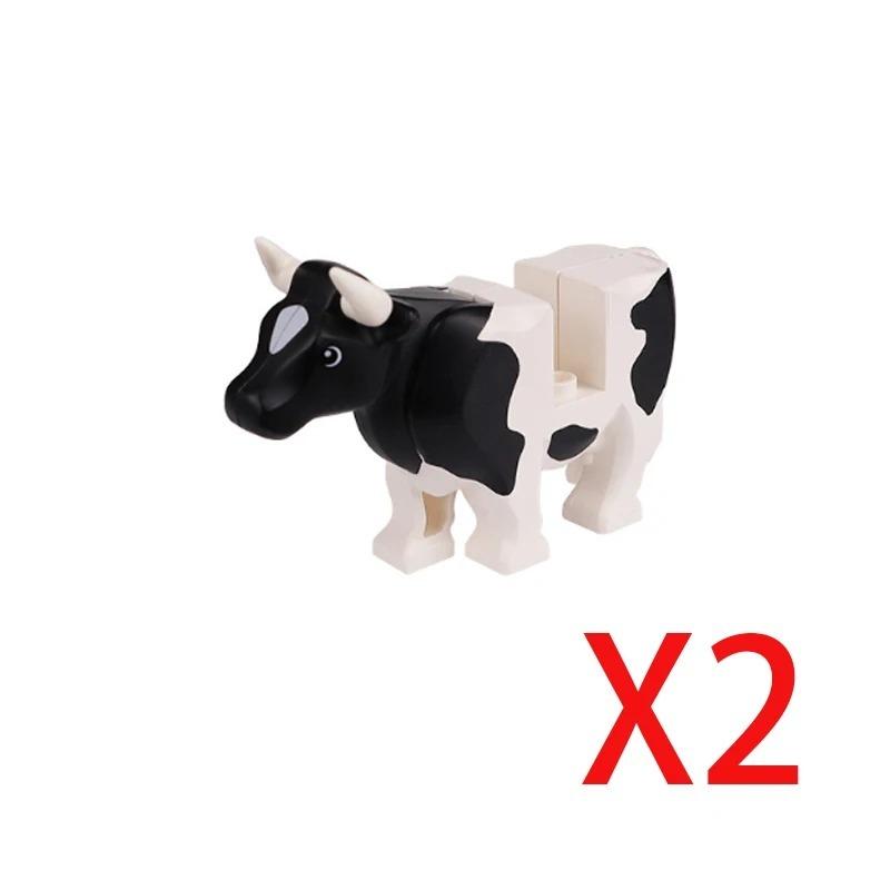 MOC Mittelalterliche Bausteine Figur Zubehör Zoo Afrikanischer Elefant Kamel Hirsch Wolf Krokodil Kriegspferd Mini Ziegel Spielzeug Geschenk R058