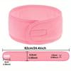 Bandeau réglable pour le visage, accessoire de maquillage pour le yoga, le spa, la baignoire, la douche