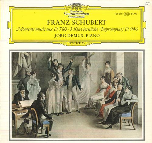 

LP Record JORG DEMUS - Schubert Moments Musicaux, D780 / 3 139310SLPM DEUTSCHE GRAMMO Germany Classical Used