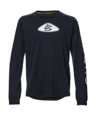 CURRY BOYS TECH LS Black White YXL T-SHIRTSM