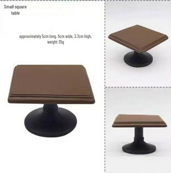Trendy Resin Miniature Table & Chair Ornaments for DIY Decor