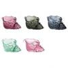 Ocean Theme Glass Conch Tealight Candle Holders, Desktop Decors Shell Shape Trinkets Tray Bowl for Shelf, Vanity or Dining Room