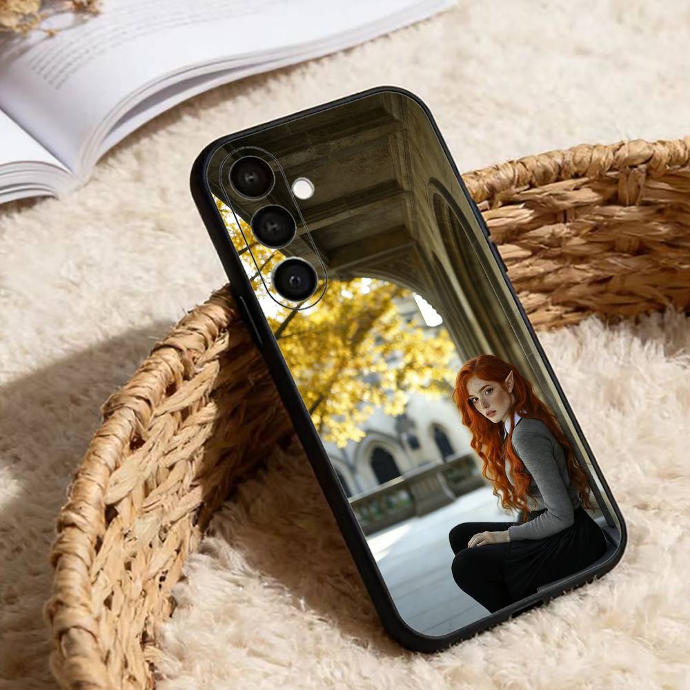 

Bloodwing Academy Medra and Blake Phone Case For Samsung Galaxy A13,21s,22,31,32,52,53,71,72,73,Soft Black Cover Samsung a21