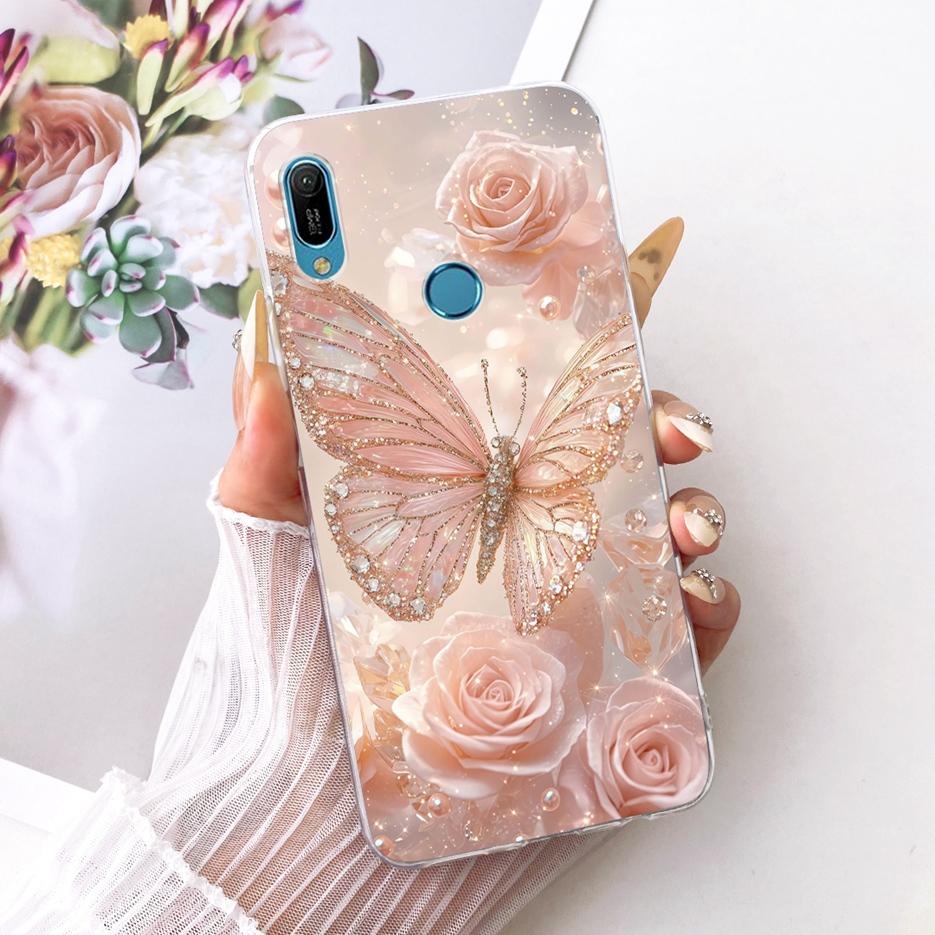For Huawei Y6s 2019 Case JAT-LX3 Cute Lion Fashion Painted Cover Soft Silicone Case For Huawei Y6 Prime 2019 Y62019 Fundas Coque