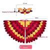 Children's Phoenix & Peacock Feather Wings and Mask Set for Halloween Performance