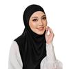 Ramadan Spring Summer Breathable Ironless Hijabs Long Instant Hijab Woman Ready To Wear With Face Masks Ready to Wear Hijabs