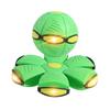 English: Kids Elastic Step Flying Saucer Ball Deformation Toy Light Up Outdoor Parent-Child Interactive UFO Ball